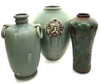 (3) Ceramic Table Vases