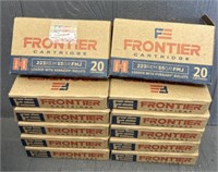 (12) Boxes Hornady Frontier .223 Ammunition