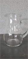5.5 in made in Italy glass pitcher