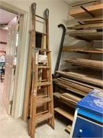 (2) Wooden Ladders