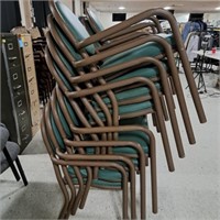 8 US Seating Stacking Chairs