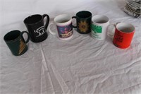 LOT OF 6 COFFEE CUPS