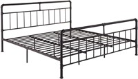 *King-Size Iron Bed Frame