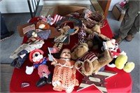 Lot of Misc. Dolls and Decorations