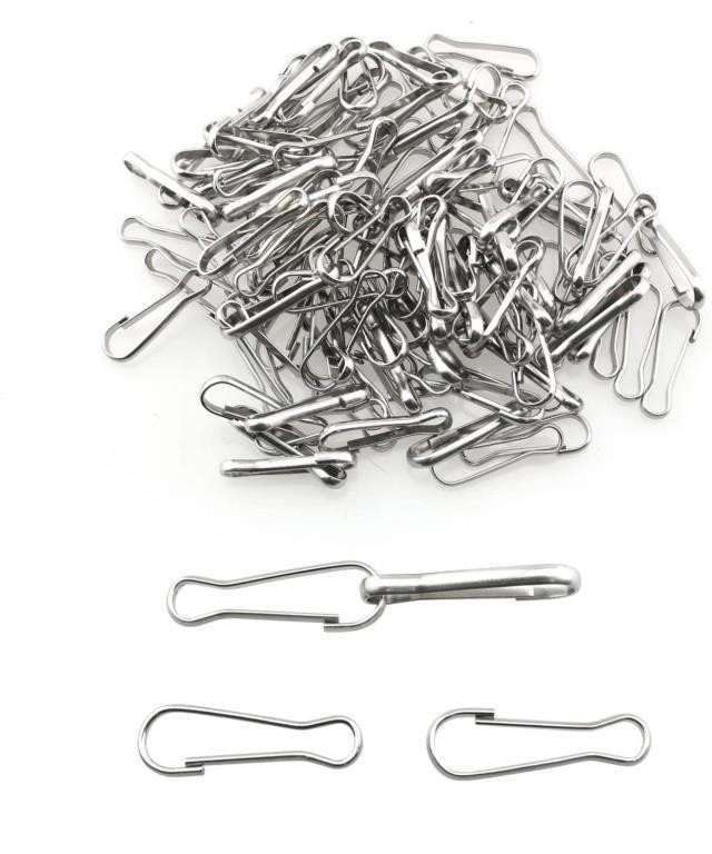 New, Lanyard Hooks TAODAN 100pcs 1" 304 Stainless