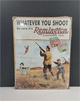 Remington Hunting Metal sign new