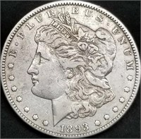 1893-O US Morgan Silver Dollar, Semi-Key Date