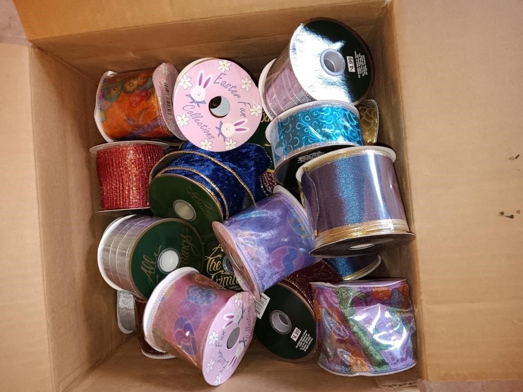 Box of ribbons