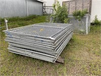 Approx 30 Portable Fence Panels