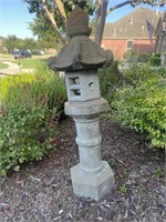 Antique Japanese stone lantern