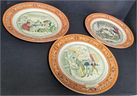 China plates Adams Dickens' collection bidding on