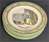 Cries of London 10.5" serving plates bidding on