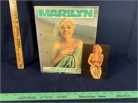 Marilyn Monroe Book & Postcard