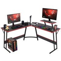 PayLessHere L Shaped Desk Corner Gaming Desk Compu