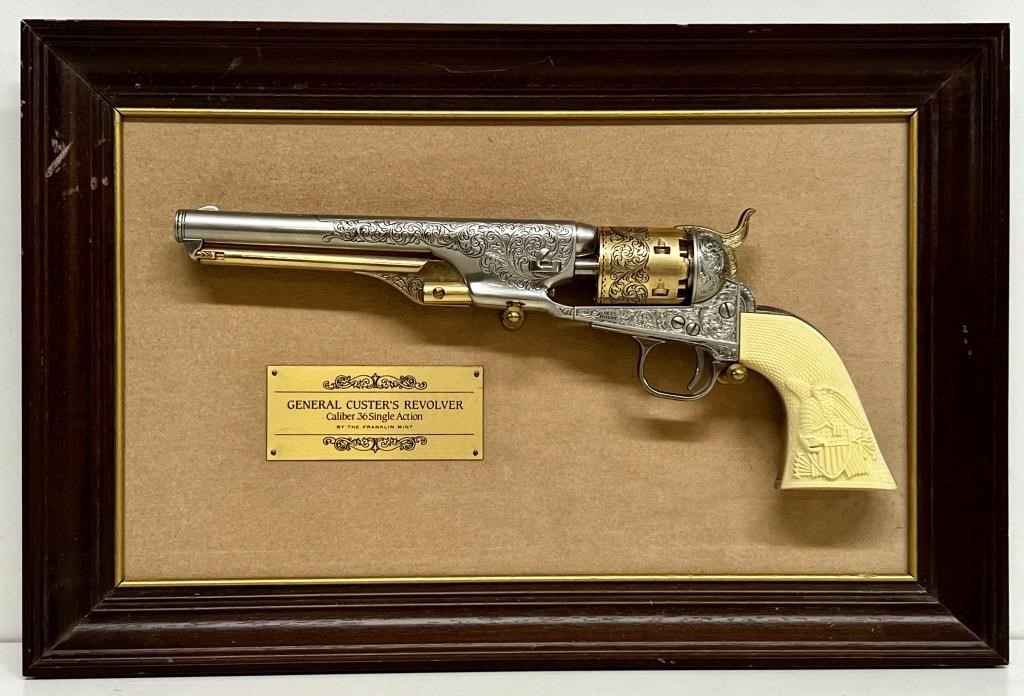 GENERAL CUSTERS REVOLVER CALIBER .36 SINGLE ACTION