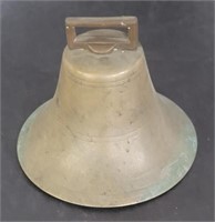 Vintage brass bell 4"diam x 4"h