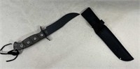 12" Tac Assault Knife W/sheath