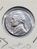 BU 1954-D Jefferson Nickel