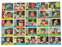 1960 Baseball Cards loaded with Stars- All EX+
