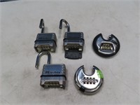 (5) ComboType Padlocks MASTER