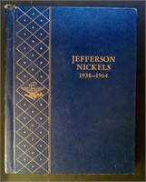 Whitman Jefferson Nickel, 1938-1964, w/ 12 Silver