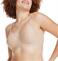 Hanes Womens X-Temp Wireless Bra-XL