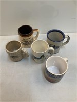 Vtg. Mug Collection Louisville Stoneware/ Travel