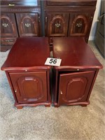 Set of Storage End Tables with