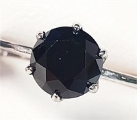 $1265 14K  1.8G Black Diamond(0.51ct) Ring