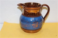 A Ceramic Lusterware Pitcher