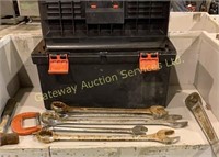 Tool Box with Assorted Tools 
4 inch Clamp,