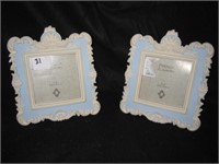 Beautiful Light Blue French Country 4x4 Frames