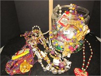HUGE lot of Amazing Mardi Gras Beads