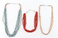 Collection of 3 Navajo Necklaces
