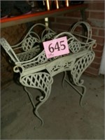 2 PIECE OUTDOOR PLANT STAND 27"