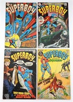 (4) VINTAGE DC SUPERBOY COMIC BOOKS