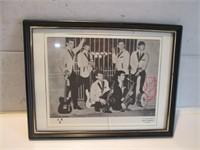 SIGNED FRAMED  PRINT J. R. & WALLY BROOKS