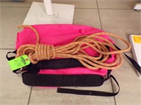 SHORT PIECE OF 1/2" UTILITY ROPE & BAG