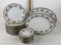 Noritake Somerset china set (plates, saucers,
