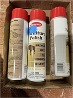 (3) Cans of Furniture Polish