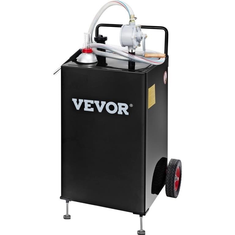 VEVOR Fuel Caddy, 30 Gallon Gas Storage Tank &...