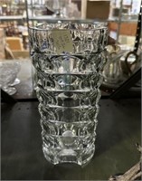 Pressed Glass Flower Vase