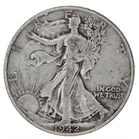 USA Liberty Walking 1942 Half Dollar
