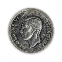 1939 Canadian silver dollar