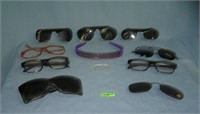 Collection of Vintage eyeware with parts