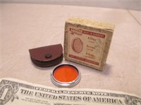 Vintage Rolleiflex Rollicord Orange Filter in Box