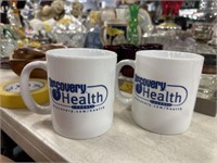 Two large coffee mugs