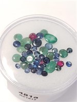 $800  Genuine Emerald Ruby And Sapphire(8ct)