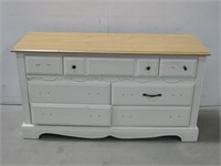Seven Drawer White Dresser See Info