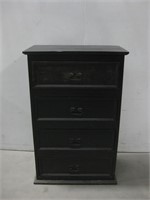 18.75"x 33"x 51" Wood Four Drawer Dresser